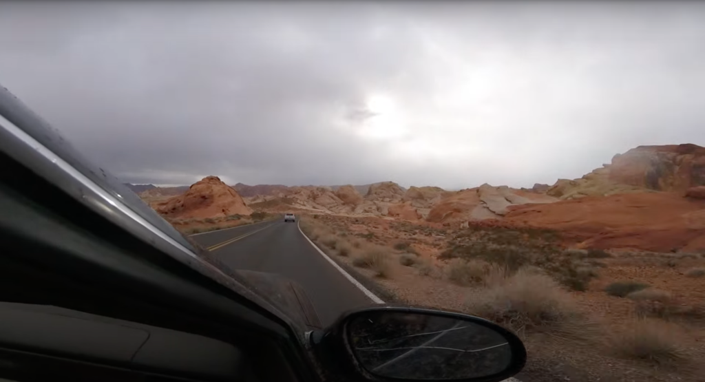 Moving shot of Valley of Fire from a GoPro Hero Session camera